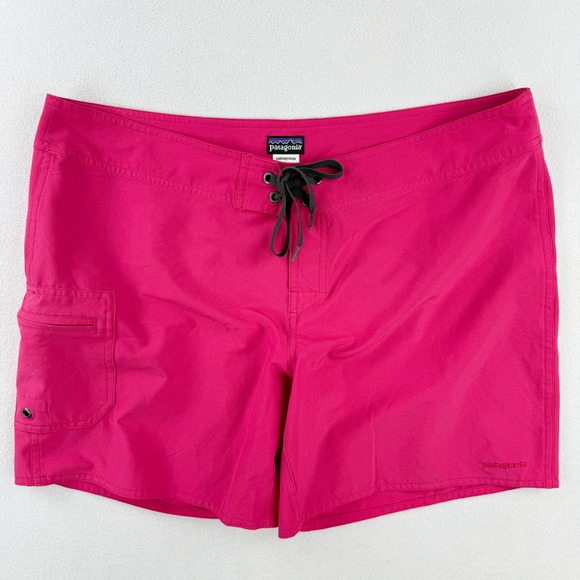 PATAGONIA Meridian Board Shorts Size 12 Womens Hot Pink 76555 - Picture 1 of 8
